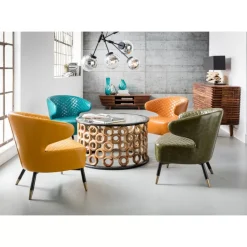 Sessel-KARE Design Sessel Session Grun