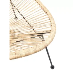 Outdoormöbel-KARE Design Sessel Spaghetti Natur