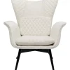 Sessel-KARE Design Sessel Tudor Boucle Creme