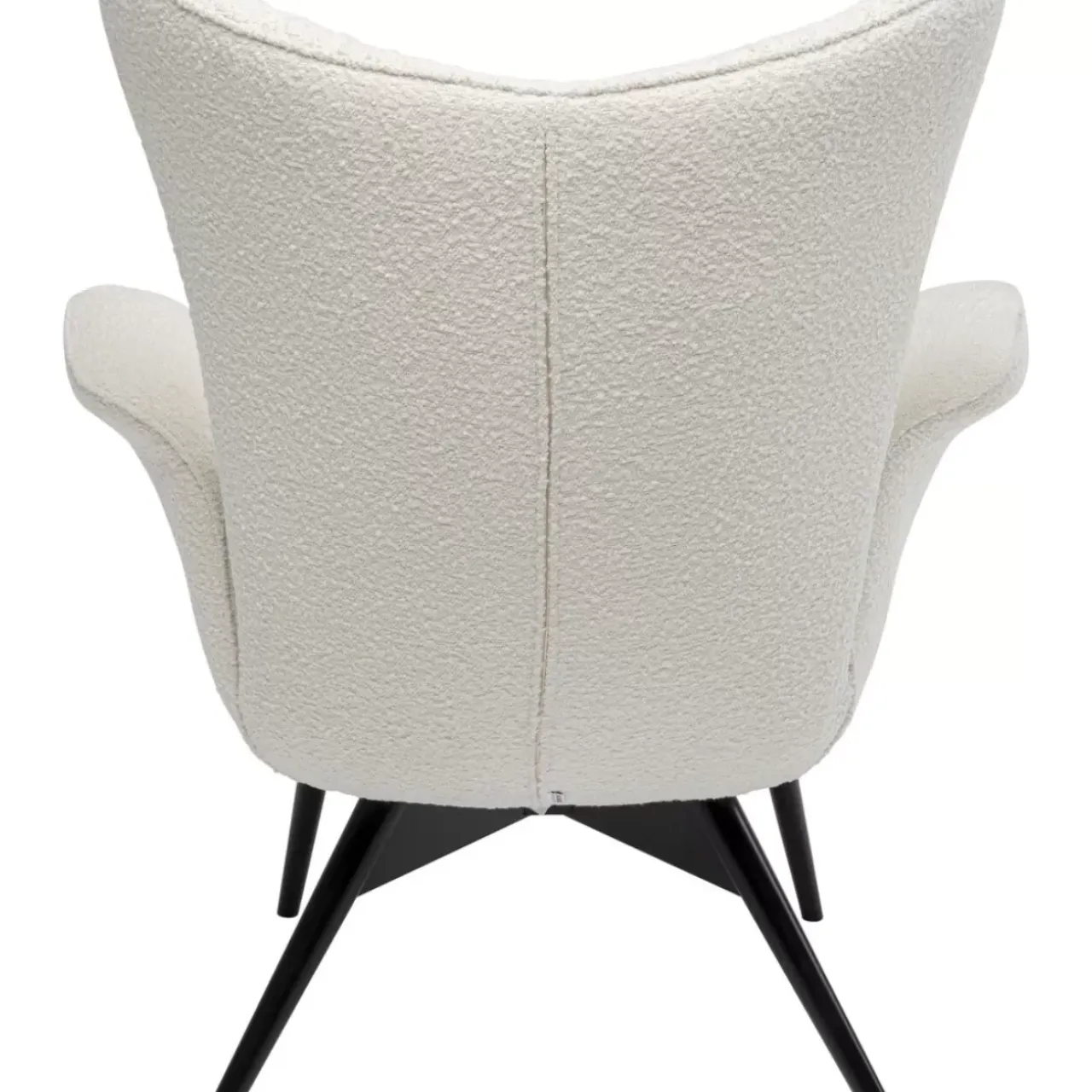 Sessel-KARE Design Sessel Tudor Boucle Creme