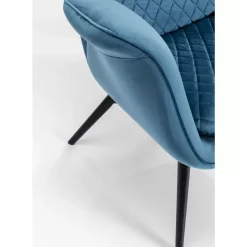 Sessel-KARE Design Sessel Tudor Velvet Petrol