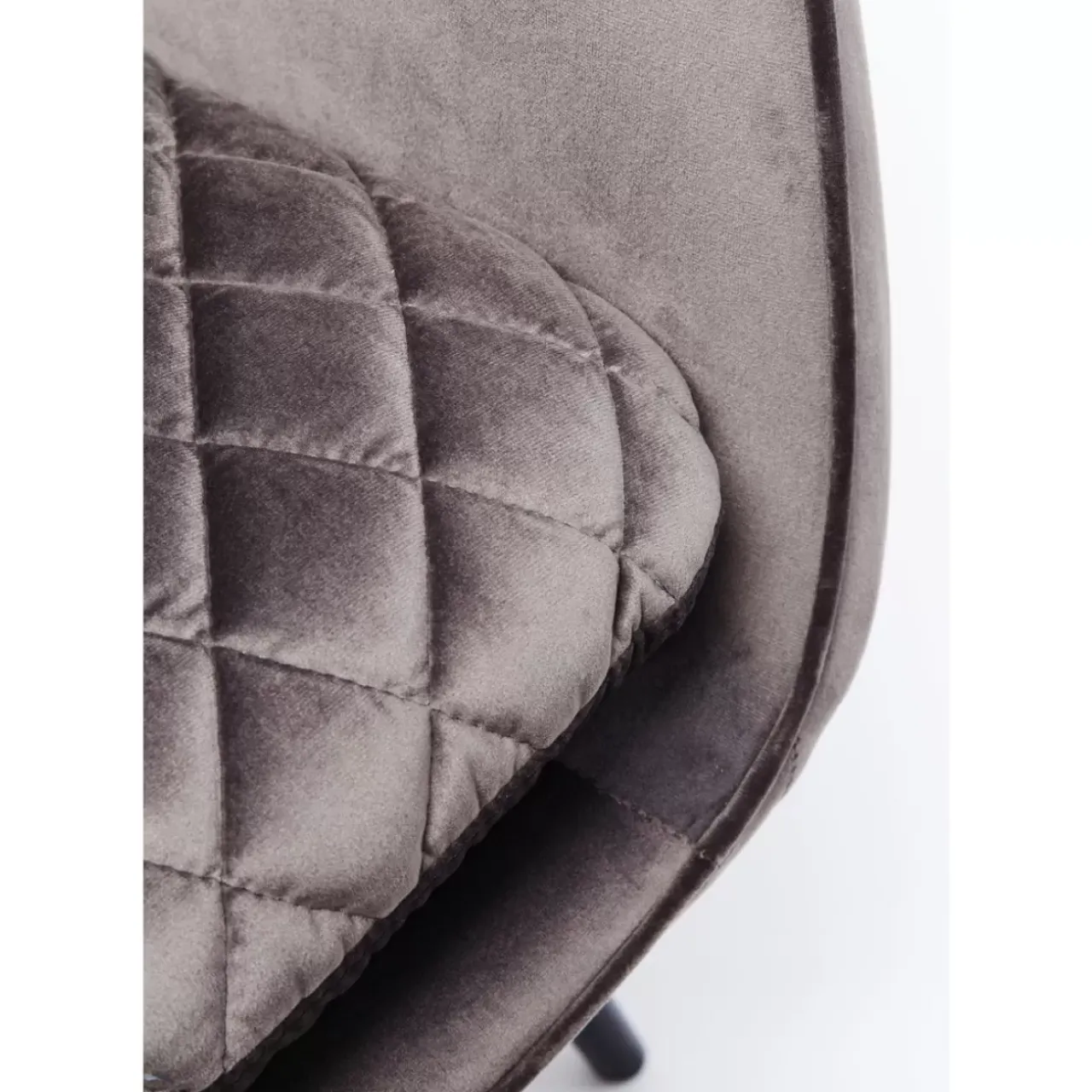 Sessel-KARE Design Sessel Tudor Velvet Silbergrau