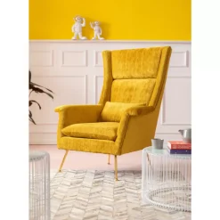 Sessel-KARE Design Sessel Vegas Forever Gelb