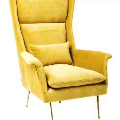 Sessel-KARE Design Sessel Vegas Forever Gelb