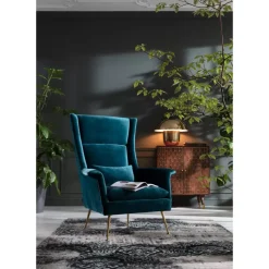 Sessel-KARE Design Sessel Vegas Forever Petrol