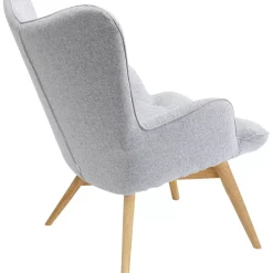 Sessel-KARE Design Sessel Vicky Hellgrau