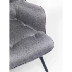 Sessel-KARE Design Sessel Vicky Loco Grau