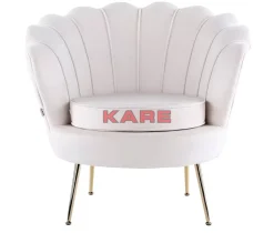 Sessel-KARE Design Sessel Water Lily Beige