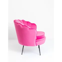 Sessel-KARE Design Sessel Water Lily Black Pink