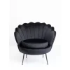 Sessel-KARE Design Sessel Water Lily Black Schwarz