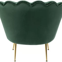 Sessel-KARE Design Sessel Water Lily Dunkel Grun