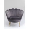 Sessel-KARE Design Sessel Water Lily Grau