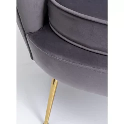 Sessel-KARE Design Sessel Water Lily Grau