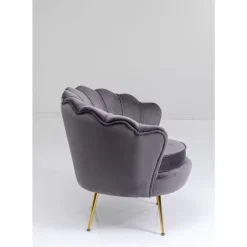 Sessel-KARE Design Sessel Water Lily Grau
