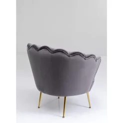 Sessel-KARE Design Sessel Water Lily Grau