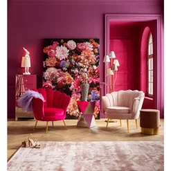 Sessel-KARE Design Sessel Water Lily Pink