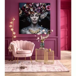 Sessel-KARE Design Sessel Water Lily Rosa