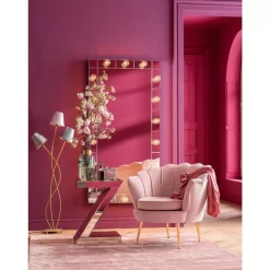 Sessel-KARE Design Sessel Water Lily Rosa