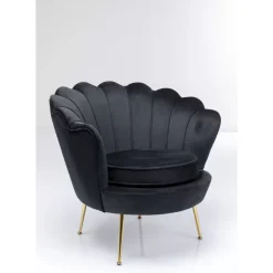 Sessel-KARE Design Sessel Water Lily Schwarz