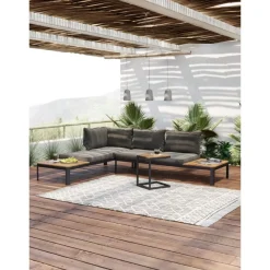 Outdoormöbel-KARE Design Set Happy Day Flexible (3-Tlg.)