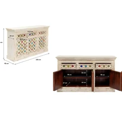 Kommoden & Sideboards-KARE Design Sideboard Bazar 150