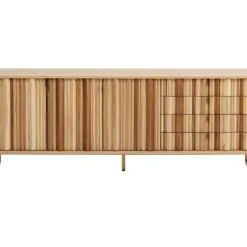 Kommoden & Sideboards-KARE Design Sideboard Concertina Natur 186X74Cm
