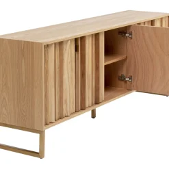 Kommoden & Sideboards-KARE Design Sideboard Concertina Natur 186X74Cm