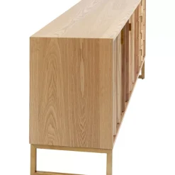 Kommoden & Sideboards-KARE Design Sideboard Concertina Natur 186X74Cm