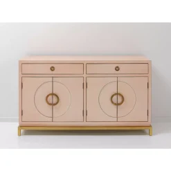 Kommoden & Sideboards-KARE Design Sideboard Disk Pink