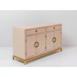 Kommoden & Sideboards-KARE Design Sideboard Disk Pink