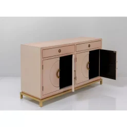 Kommoden & Sideboards-KARE Design Sideboard Disk Pink