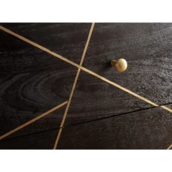 Kommoden & Sideboards-KARE Design Sideboard Gold Vein