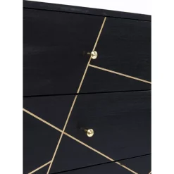 Kommoden & Sideboards-KARE Design Sideboard Gold Vein