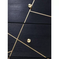 Kommoden & Sideboards-KARE Design Sideboard Gold Vein