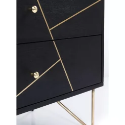 Kommoden & Sideboards-KARE Design Sideboard Gold Vein