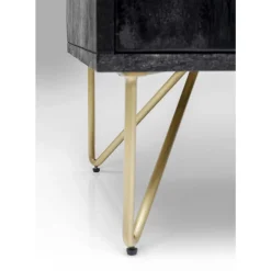 Kommoden & Sideboards-KARE Design Sideboard Gold Vein 3 Turig 145X82Cm