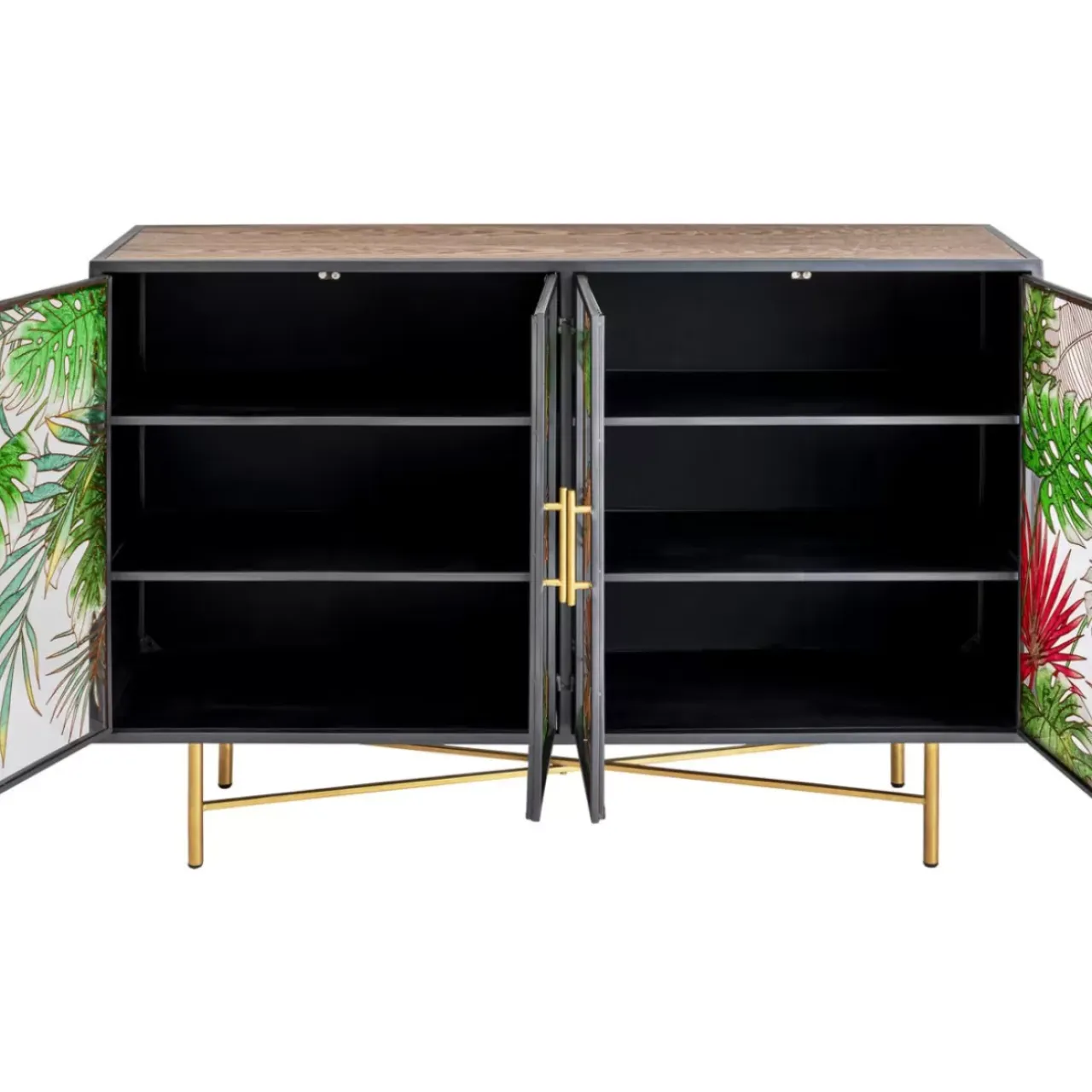 Kommoden & Sideboards-KARE Design Sideboard Jungle 135X95Cm