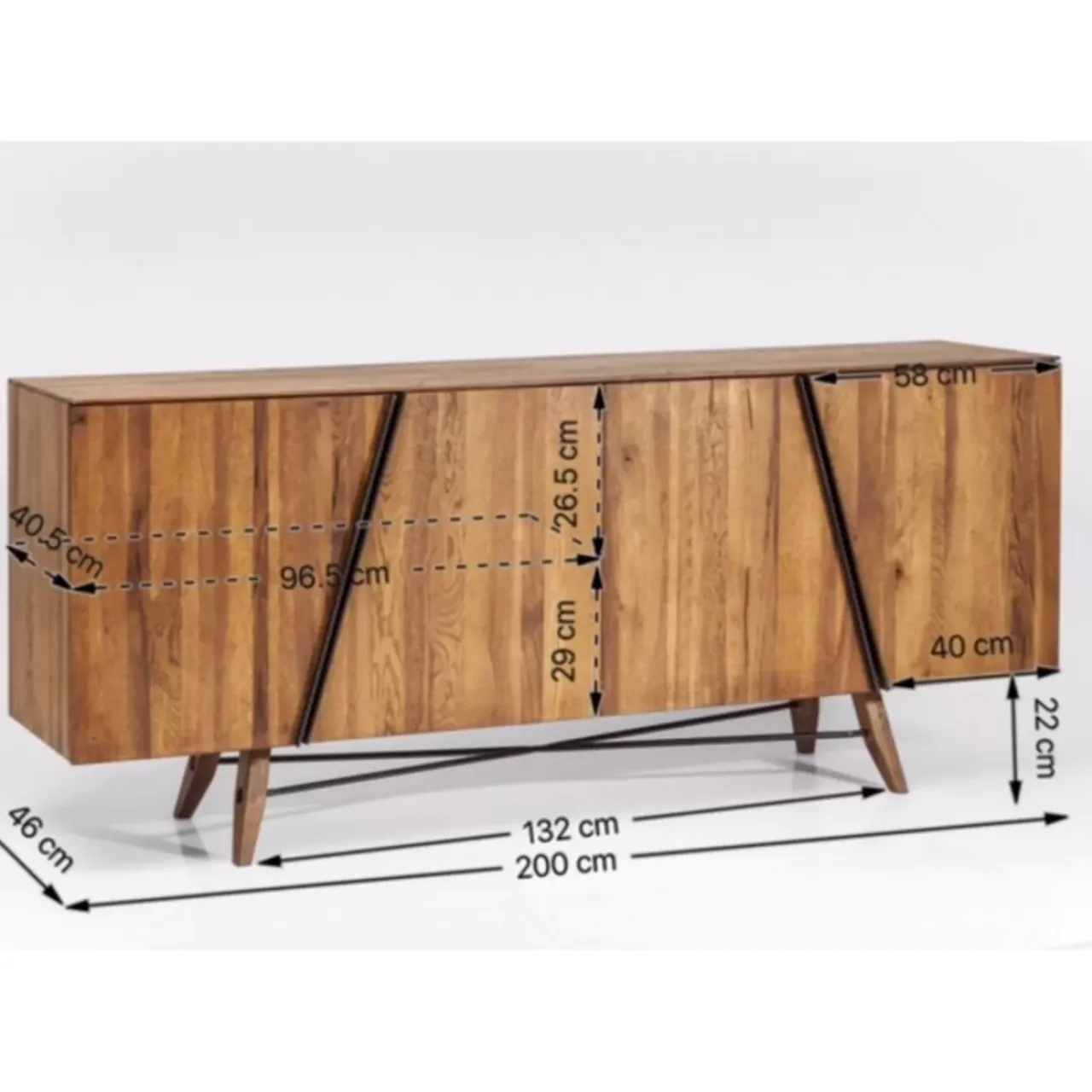 Kommoden & Sideboards-KARE Design Sideboard Madrid