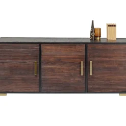 Kommoden & Sideboards-KARE Design Sideboard Olbia Dunkel 160X77Cm