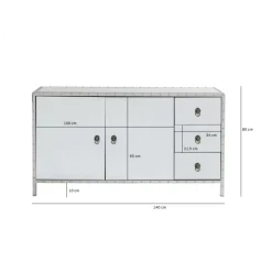 Kommoden & Sideboards-KARE Design Sideboard Rivet