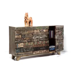 Kommoden & Sideboards-KARE Design Sideboard Shanti Surprise Puzzle