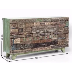 Kommoden & Sideboards-KARE Design Sideboard Shanti Surprise Puzzle