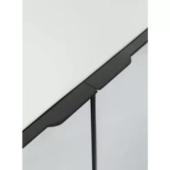 Kommoden & Sideboards-KARE Design Sideboard Soran Schwarz 160X45Cm