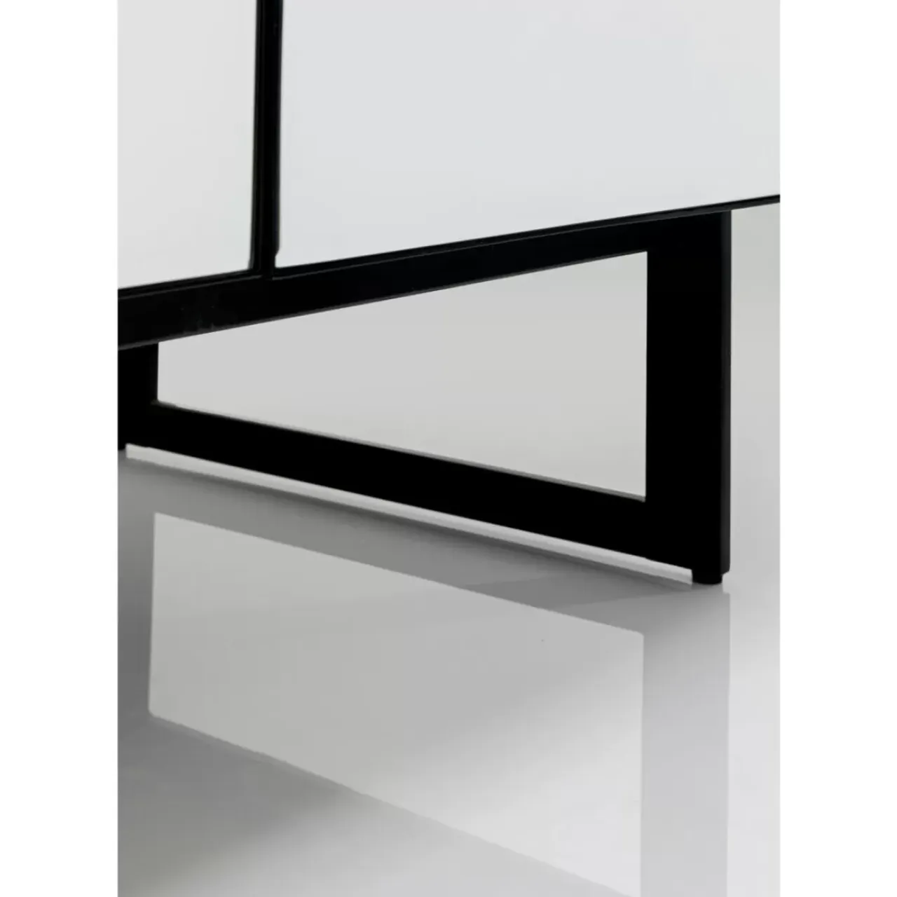 Kommoden & Sideboards-KARE Design Sideboard Soran Schwarz 160X45Cm