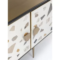 Kommoden & Sideboards-KARE Design Sideboard Terrazzo 183Cm