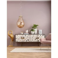 Kommoden & Sideboards-KARE Design Sideboard Terrazzo 183Cm