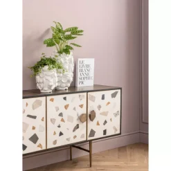 Kommoden & Sideboards-KARE Design Sideboard Terrazzo 183Cm