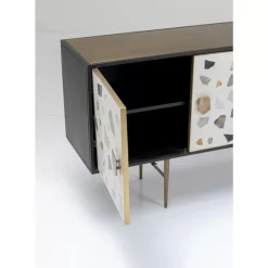 Kommoden & Sideboards-KARE Design Sideboard Terrazzo 183Cm