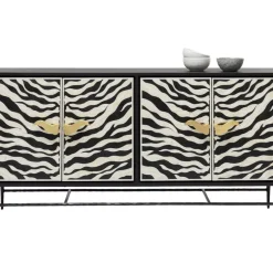 Kommoden & Sideboards-KARE Design Sideboard Zebra 160X80Cm