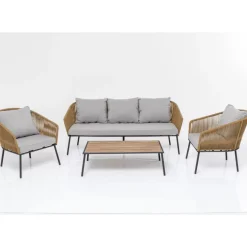 Outdoormöbel-KARE Design Sitzgruppe Elba (4-Tlg.)